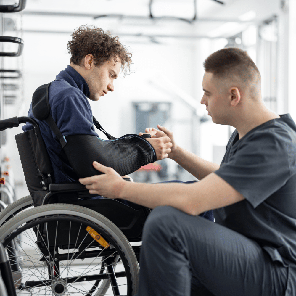Young girl in a group therapy image
